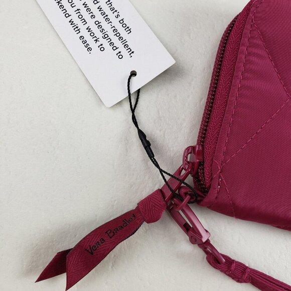 Vera Bradley Ultralight Accordian Wristlet Wallet Purse Red Card Holder RFID NEW - Picture 10 of 12